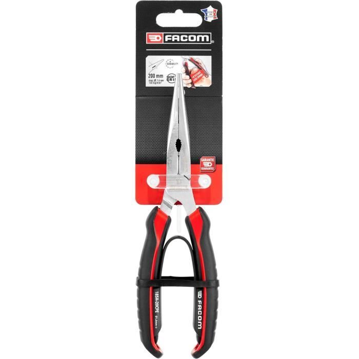 Pince a Becs demi-ronds droits avec serre-tube - FACOM - 185A.20CPEPB