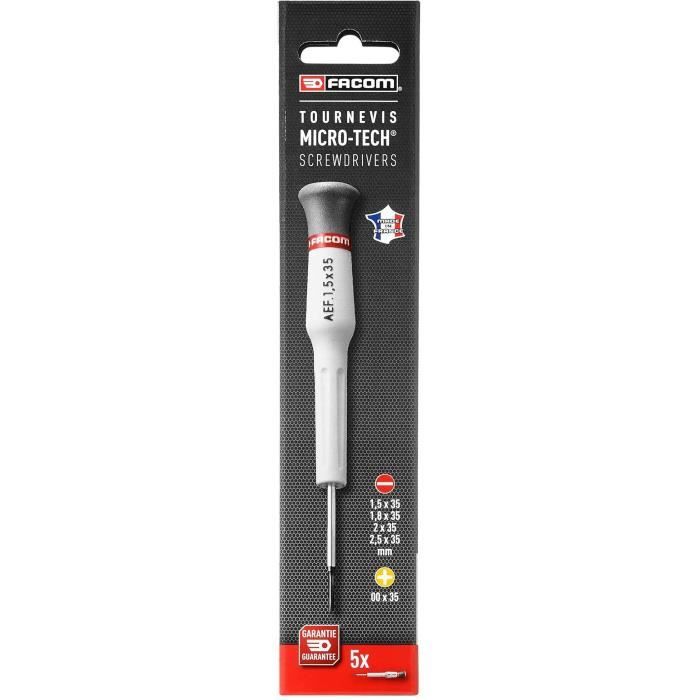 Jeu de 5 tournevis de precision microtech  - FACOM - AEF.J1PB