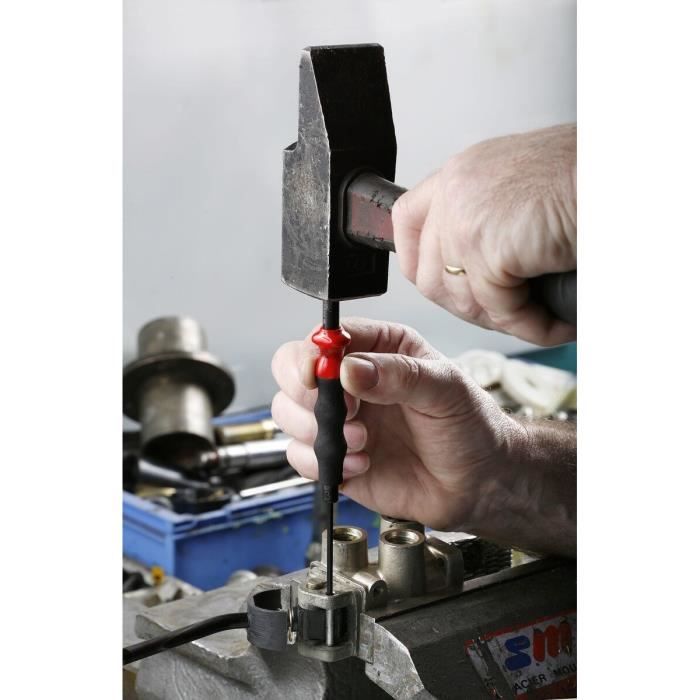 Jeu de chasse-goupilles gaines - FACOM - 249.GPB - Diametres 3 a 8 mm - Boîte de rangement - Acier traité