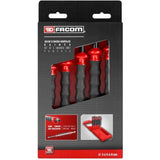 Jeu de chasse-goupilles gaines - FACOM - 249.GPB - Diametres 3 a 8 mm - Boîte de rangement - Acier traité