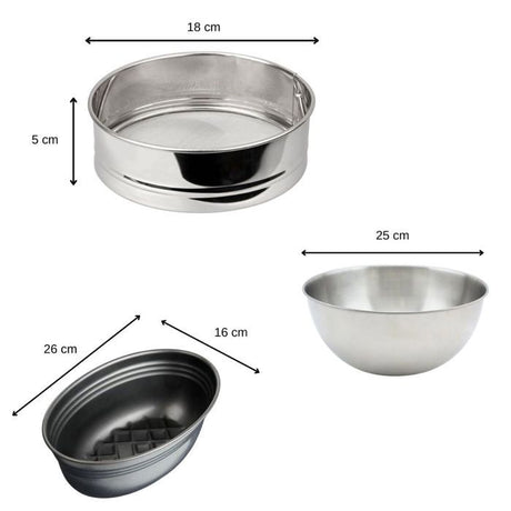 Ensemble 3 ustensiles spécial cuisson du pain - FACKELMANN - Zenker