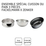 Ensemble 3 ustensiles spécial cuisson du pain - FACKELMANN - Zenker