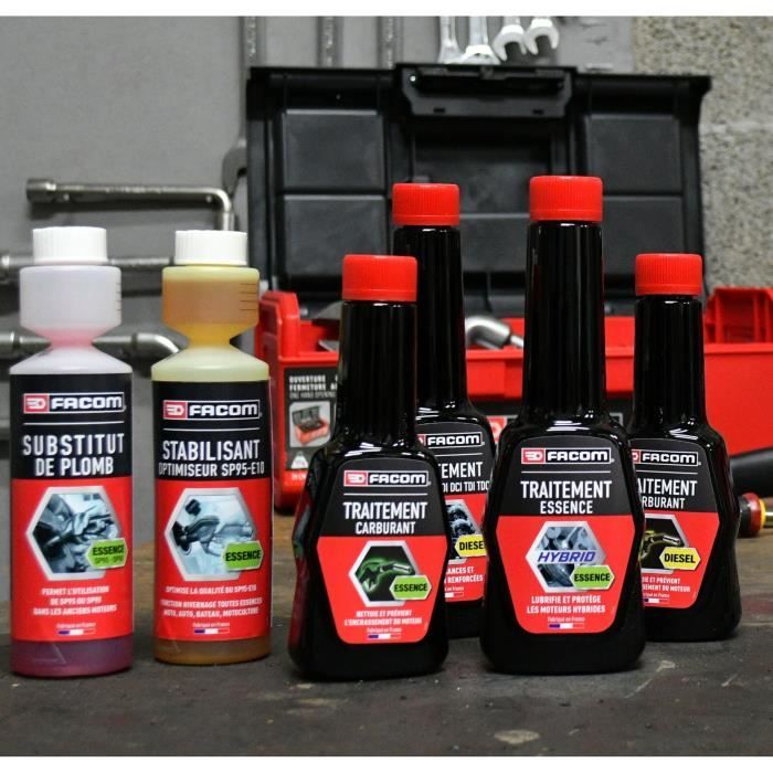 Substitut de plomb 250ml - FACOM - utilisation de SP95 ou SP98 dans les anciens moteurs - ARS - Compatible GPL- Concentré