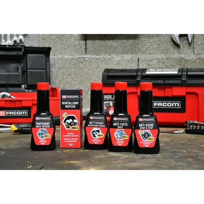 Remétallisant moteur 250ml - FACOM - anti fumées, anti bruit, anti usure - augmente l'étanchéité pistons-cylindres