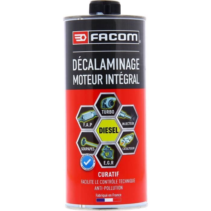 Decalaminage intégral moteur diesel preventif 1L - FACOM - soupapes, combustion, vanne EGR, catalyseur, filtre a particules
