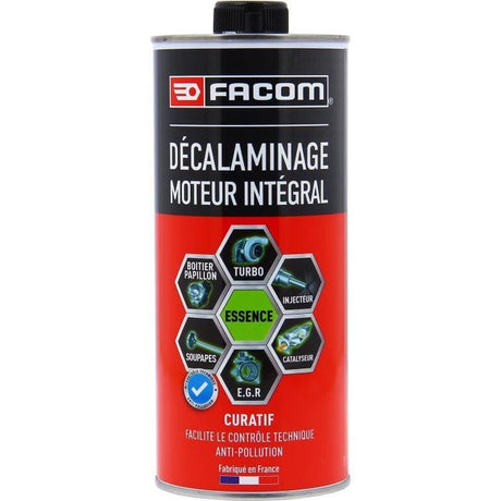 Decalaminage intégral moteur essence preventif 1L - FACOM - soupapes, combustion, vanne EGR, catalyseur, filtre a particules