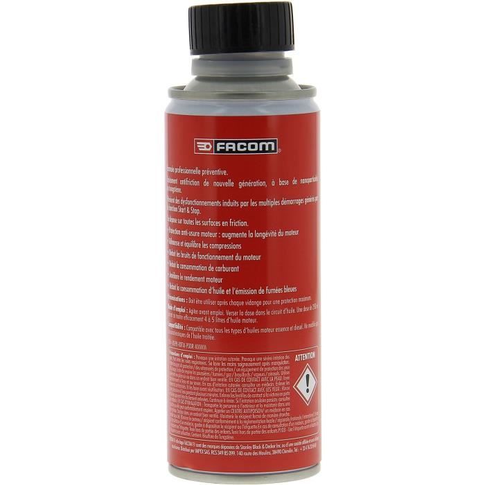Traitement anti-friction moteurs Start&Stop essence & diesel 250ml - FACOM - Limite l'usure antifriction
