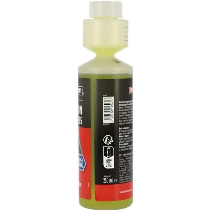 Additif multifonction E85 protection injecteurs - FACOM - haute teneur en éthanol (ou véhicules Flex Fuel entre 85 a 100% d éthanol