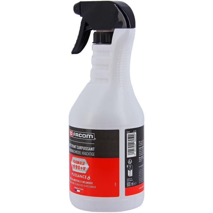 Nettoyant Formule PRO+ 800ml - FACOM - Puissance 6 - nettoye graisse, huile, encre, poussieres, caoutchouc, résines, insectes