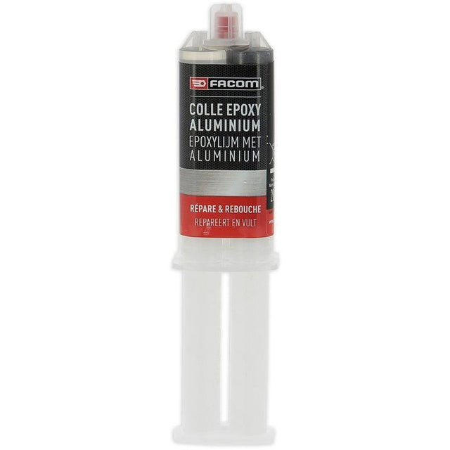 Colle epoxy alu bi-composant  28g - FACOM -  pour pieces métalliques-plastiques-bois