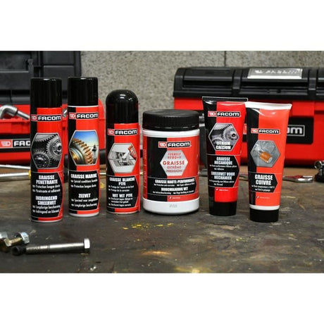 Graisse cuivre haute température 200g - FACOM - (-20°C a +1000°C) - Pour le montage, le démontage