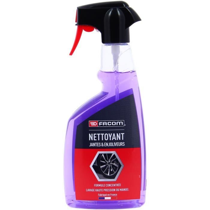 Nettoyant jantes et enjoliveurs 500 ml - FACOM - Formule concentrée - Dégraisse et nettoie les jantes tous types et enjoliveurs