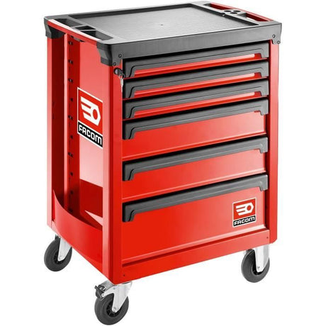 Servante d'atelier vide ROLL FACOM - ROLL.6M3APB - 6 tiroirs - 3 modules par tiroir - Rouge