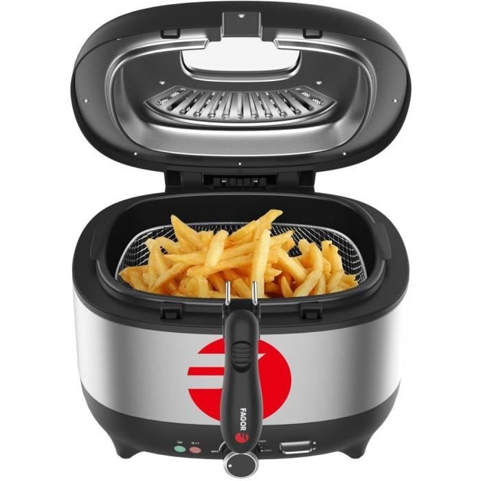 Friteuse électrique FAGOR - FG2310 - Capacité 3,5L - Jusqu'a 190°C - Filtre anti odeurs - 1800W