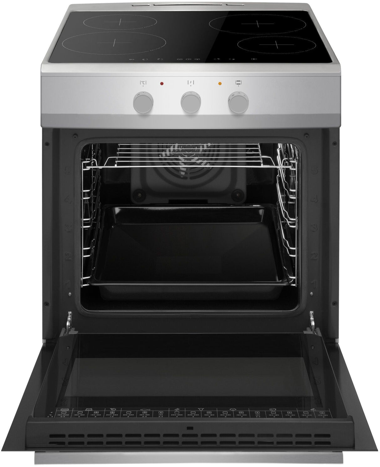 Cuisinière à induction - FAGOR - FACI2003N - 4 foyers - 9000 W - L60cm - Noir