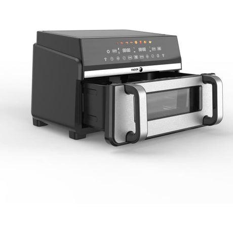 Friteuse sans huile - FAGOR - FG10AF - 11L - 2400W - Double cuve - Ecran digital - 8 programmes - Airfryer famille