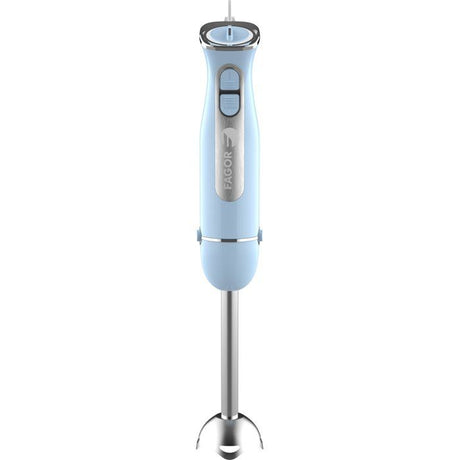 Mixeur plongeant - FAGOR - 1000 W - 12 vitesses + turbo - Bol doseur - Bol Hachoir - Fouet - Bleu