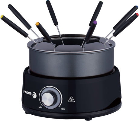 Appareil a fondue FAGOR - FGFD8 - Capacité 1,6L - Jusqu'a 8 personnes - Thermostat réglable - 800W