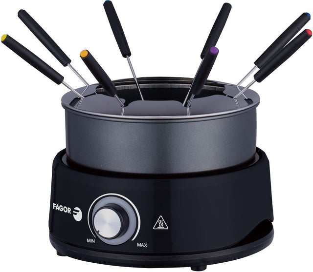Appareil a fondue FAGOR - FGFD8 - Capacité 1,6L - Jusqu'a 8 personnes - Thermostat réglable - 800W