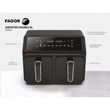 Friteuse sans huile - FAGOR - FG2X4L - 8L - 2200W - Doucle bac 4L - 10 programmes - Airfryer double cuisson
