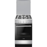 Cuisiniere a gaz - FAGOR-FACG202S - 4 foyers - 74 L - 50 x 60 cm - Silver