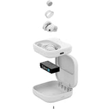 Ecouteurs sans fil Bluetooth - FAIRPHONE - Fairbuds True Wireless Earbuds - Son Premium - ConÁu pour durer - Blanc