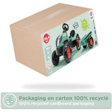 Tracteur a pédales Farm Lander - FALK - Avec remorque - Fabriqué en France - Contient au moins 50% de plastique recyclé - Des 2 ans