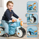 Draisienne Moto Premier - FALK - Avec roues silencieuses - Bleu - 75% Plastique Recyclé - 100% Fabriqué en France - Des 12 mois