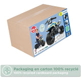 Draisienne Moto Police - FALK - Larges roues et Guidon directionnel - Fabriqué en France - 40% de plastique recyclé - Des 2 ans