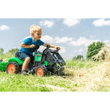 Tractopelle a pÈdales - FALK - Supercharger + remorque - Des 2 ans - 100% FabriquÈ en France - 40% de plastique recyclÈ