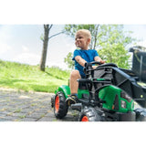 Tractopelle a pÈdales - FALK - Supercharger + remorque - Des 2 ans - 100% FabriquÈ en France - 40% de plastique recyclÈ