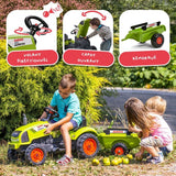 Tracteur avec remorque et capot ouvrant - FALK - Class - Des 2 ans - 100% Fabriqué en France - 75% de plastique recyclé