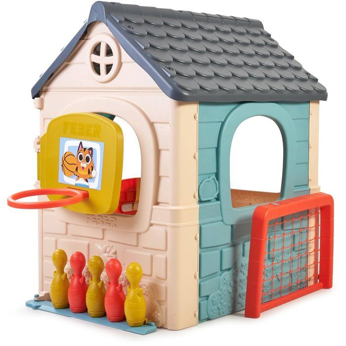 Maisonnette pour enfants - FEBER - CASUAL - Maison activités sports avec accessoires