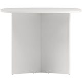 Table a manger FAMILY  Forme ovale  Finition blanc mat  6 places  200 x 100 x 76 cm