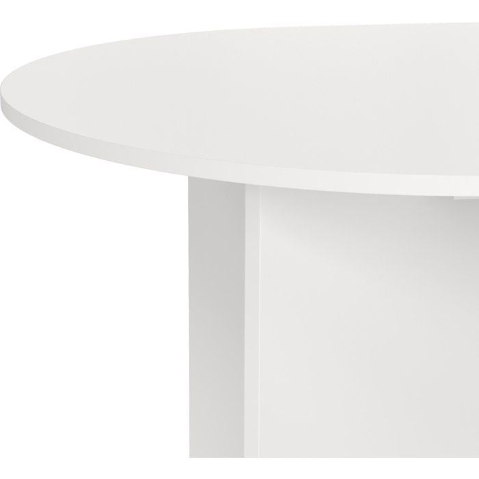 Table a manger FAMILY  Forme ovale  Finition blanc mat  6 places  200 x 100 x 76 cm