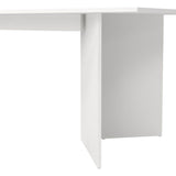 Table a manger FAMILY  Forme rectangulaire  Finition blanc mat  6 personnes  200 x 90 x 76 cm