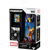 Figurine - FANDROP x MARVEL - Wolverine vs Dents-de-Sabre - Vitrine avec scene culte + mini affiche - 18 cm
