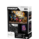 Figurine - FANDROP x STAR WARS - Captain America vs Thanos - Vitrine avec scene culte + mini affiche - 18 cm