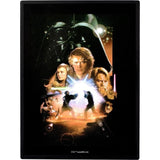 Figurine - FANDROP x STAR WARS - Obi-Wan vs Anakin - Vitrine avec scene culte + mini affiche - 18 cm