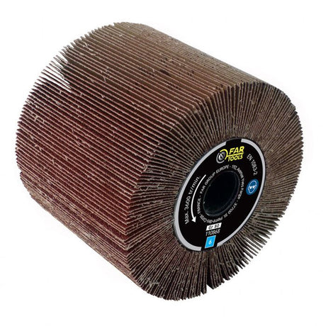Brosse a lamelles pour rénovateur - FARTOOLS - Ř 120 mm - Alésage 20 mm - Ponçage surfaces planes