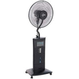 YELLOWSTONE - Ventilateur brumisateur sur pied ÿ40cm 100W noir