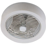 AIR-LIGHT CROWN - Ventilateur de plafond blanc Ř40cm 95W avec couronne d'éclairage LED
