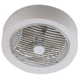 AIR-LIGHT CROWN - Ventilateur de plafond blanc Ř40cm 95W avec couronne d'éclairage LED