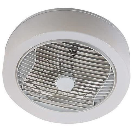 AIR-LIGHT CROWN - Ventilateur de plafond blanc Ř40cm 95W avec couronne d'éclairage LED