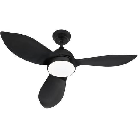 CORSICA Noir- Ventilateur de plafond Ř116cm 70W + éclairage LED