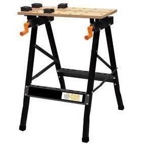 Etabli pliant bois et mÈtal rÈglable FARTOOLS ONE - WB 100 - CapacitÈ 100 kg - Hauteur 83 cm