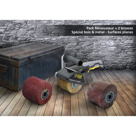 FARTOOLS - Rénovateur REX120C - Spécial bois et métal - Surfaces planes