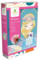 Lot de 6 couronnes de Princesses a décorer - SYCOMORE - Loisirs créatifs - Pour enfants a partir de 4 ans