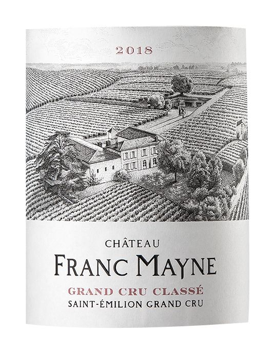 Château Franc Mayne 2018 Saint-Emilion Grand Cru Classé - Vin rouge de Bordeaux