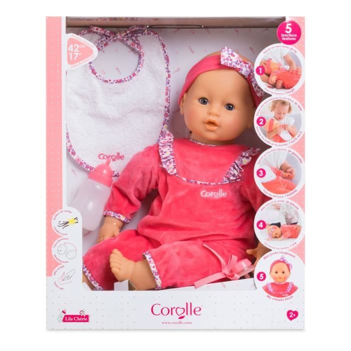 COROLLE - Mon Grand Poupon - Lila ChÈrie - 42cm - poupon interactif des 2 ans